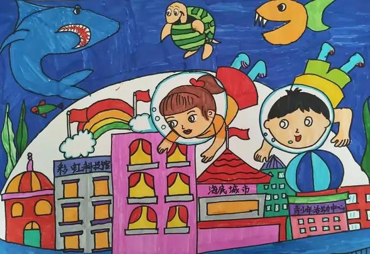 莒县青岛路小学在2018年莒县青少年科技创新大赛中绘画作品喜获创新科技奖